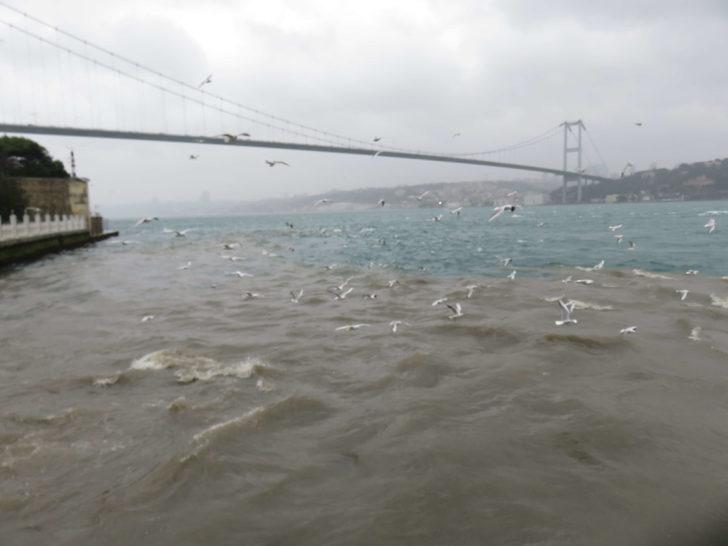 Üsküdar'da denize çamur aktı, Boğaz'ın rengi değişti G1