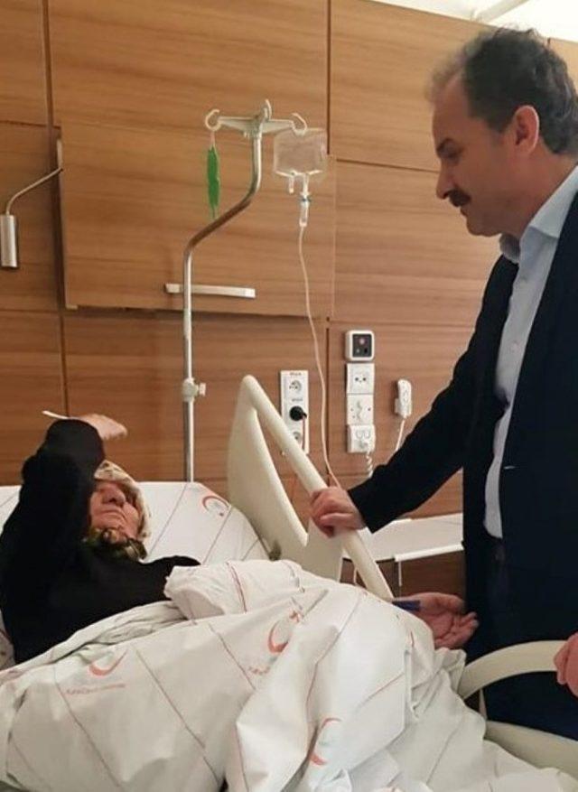 Başkan Kılınç’tan, hasta ve hasta yakınlarına moral ziyareti