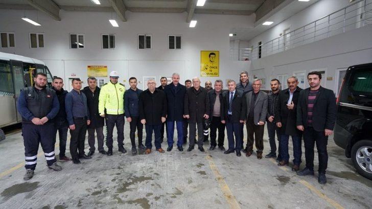 Emniyet Müdürü Ergüder, otobüs izlem merkezini gezdi G3