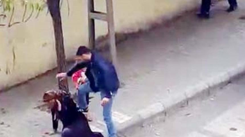 Gaziantep'te sokak ortasında eşini darp etmişti! Cezası belli oldu