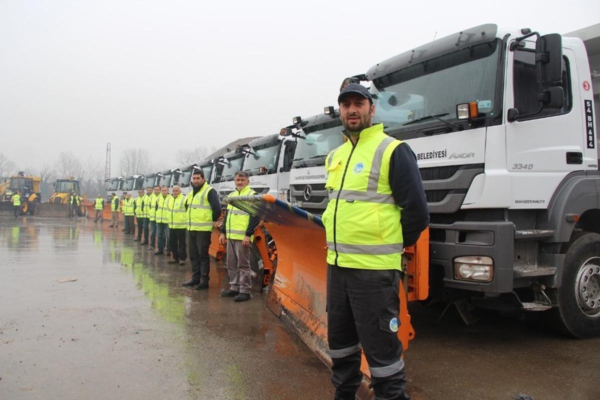 B&uuml;y&uuml;kşehir 60 ara&ccedil; 150 personel ile karla m&uuml;cadeleye hazır