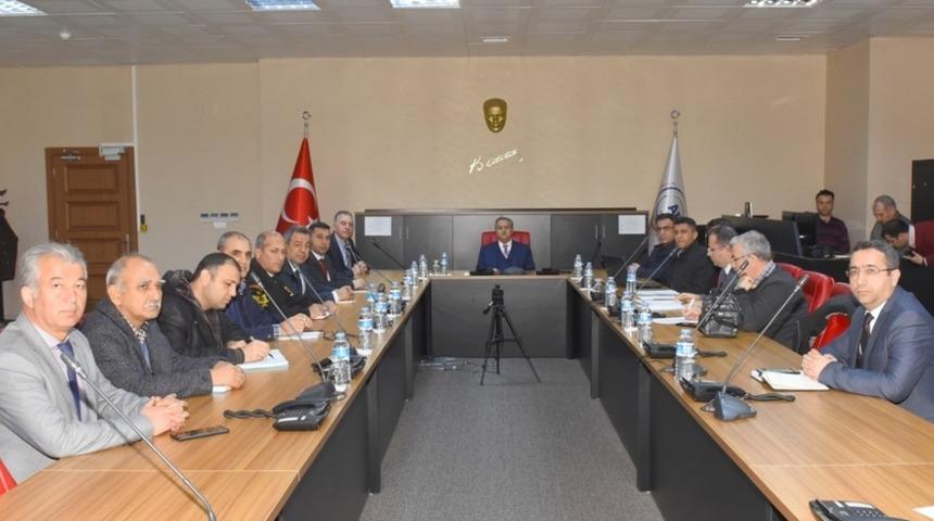 Mersin&rsquo;de İl Afet ve Acil Durum Y&ouml;netim Merkezi toplandı