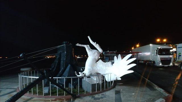 Kuzey Ege ve Güney Marmara'daki adalara ulaşım durdu (8)