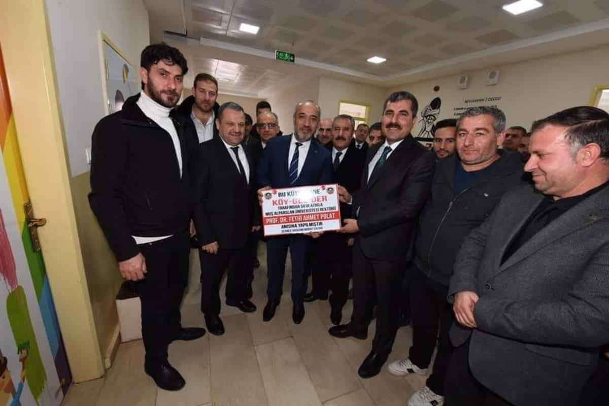 Muş&rsquo;ta k&uuml;t&uuml;phane a&ccedil;ılışı