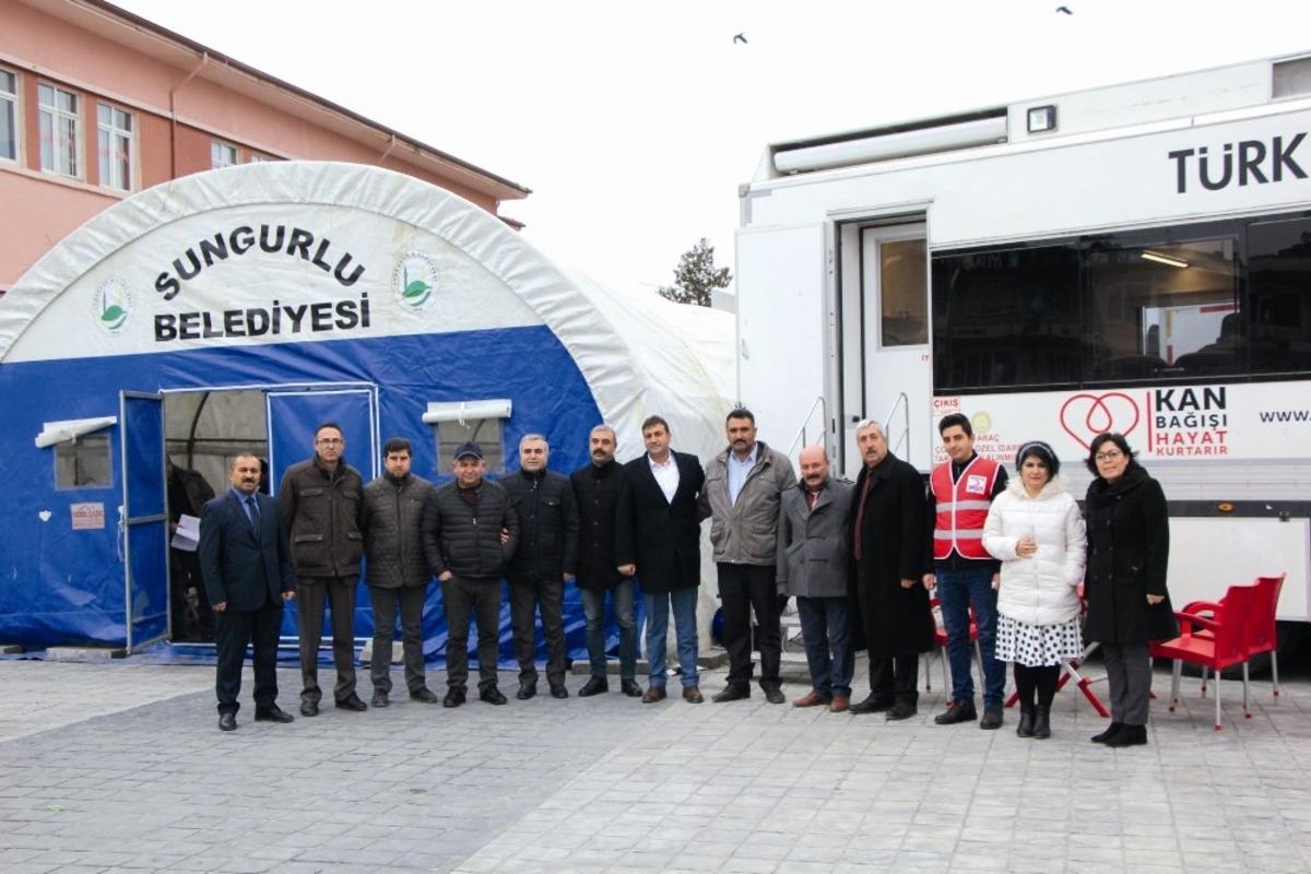 Sungurlu&rsquo;da kan, k&ouml;k h&uuml;cre ve organ bağışı kampanyası
