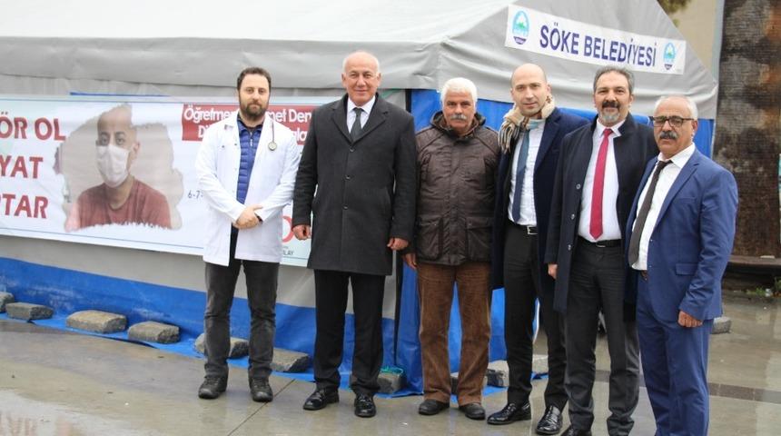 Başkan Tuncel&rsquo;den kan bağışı kampanyasına destek