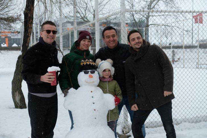 Ahmet Kural ve Murat Cemcir kar görünce dayanamadı G2