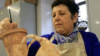 Anadolu medeniyetlerinin eserlerini seramikle geleceğe taşıyorlar