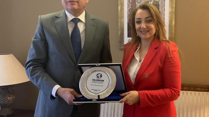 ULUSKON&rsquo;dan Fas Krallığı B&uuml;y&uuml;kel&ccedil;isine ziyaret