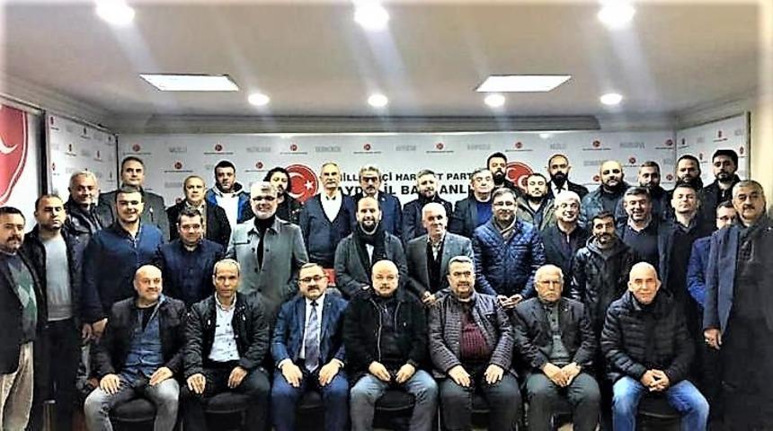Aydın MHP&rsquo;nin yeni y&ouml;netimi g&ouml;rev b&ouml;l&uuml;m&uuml;n&uuml; tamamladı