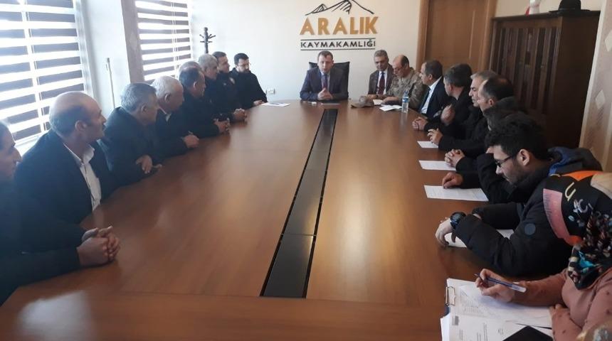 Uyuşturucu ile mücadele toplantısı yapıldı