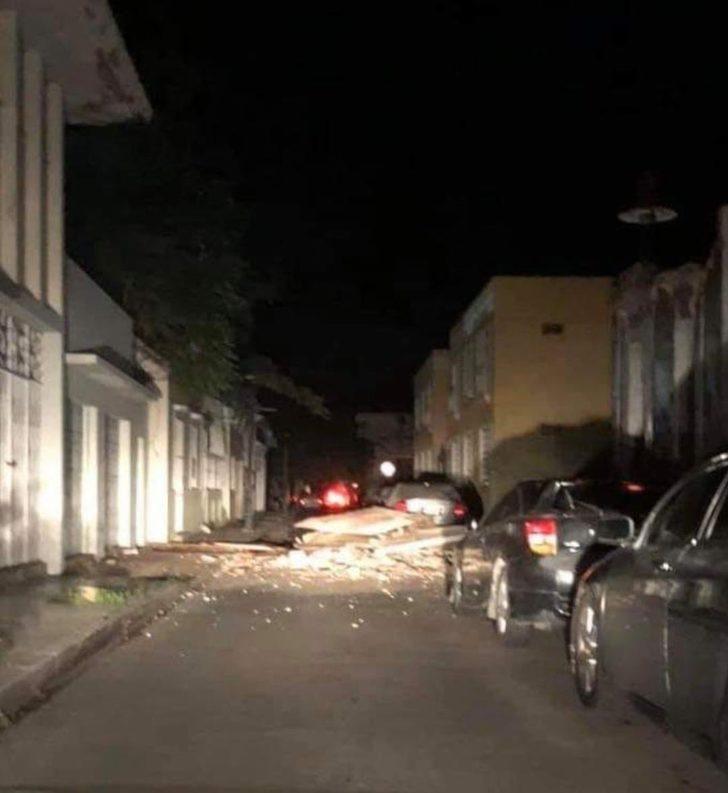 Şiddetli depremin ardından korkutan görüntüler! G1