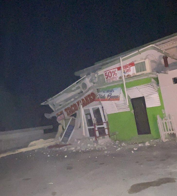 Şiddetli depremin ardından korkutan görüntüler! G2