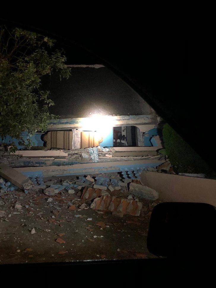 Şiddetli depremin ardından korkutan görüntüler! G5