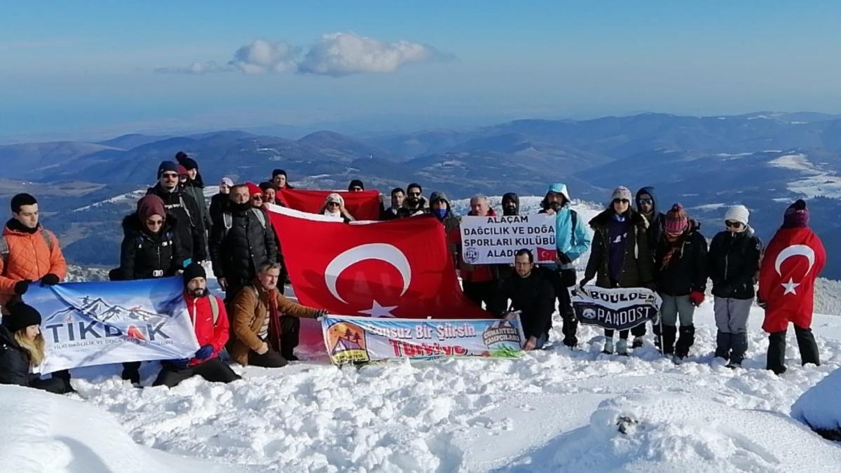 Dağcılardan Sarıkamış tırmanışı