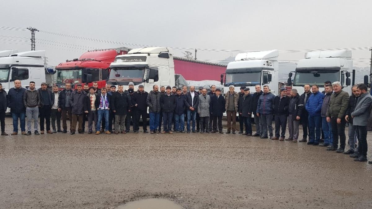 Milletvekili Aksoy, kamyoncuların derdini dinledi