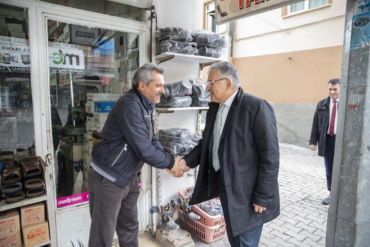 Başkan Büyükkılıç Argıncık esnaflarıyla G3