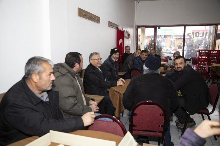 Başkan Büyükkılıç Argıncık esnaflarıyla G5