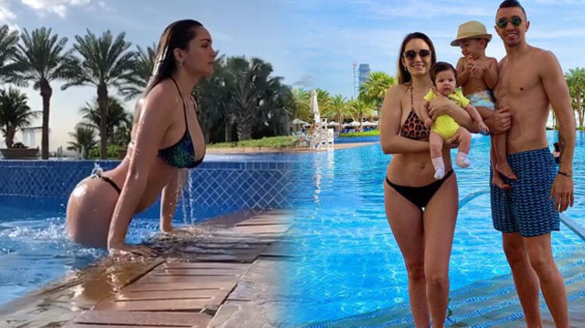 Fernando Muslera-Patricia Callero Dubai tatilinde