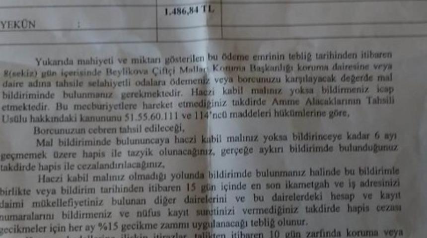 &Ccedil;ift&ccedil;iye haciz şoku