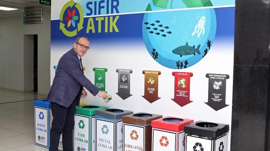 Sıfır Atık Projesi hayata geçirildi, 747 ağacın kesilmesi önlendi