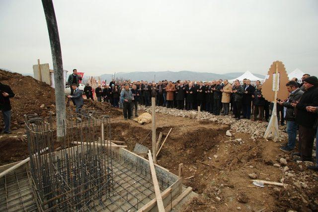 Amasya’da meyve paketleme ve soğuk hava tesisinin temeli atıldı