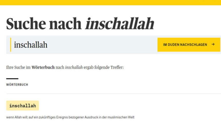 Sözlükten 'inşallah' için düzeltme!