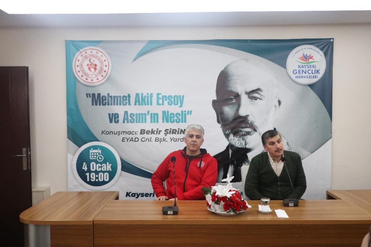 Milli Şair Mehmet Akif Ersoy, Erciyes&rsquo;te anıldı
