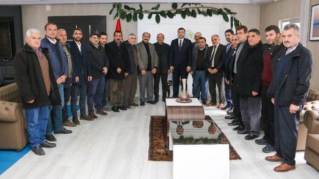 Baki Ersoy, Yahyalılı nakliyecilerle toplantı yaptı