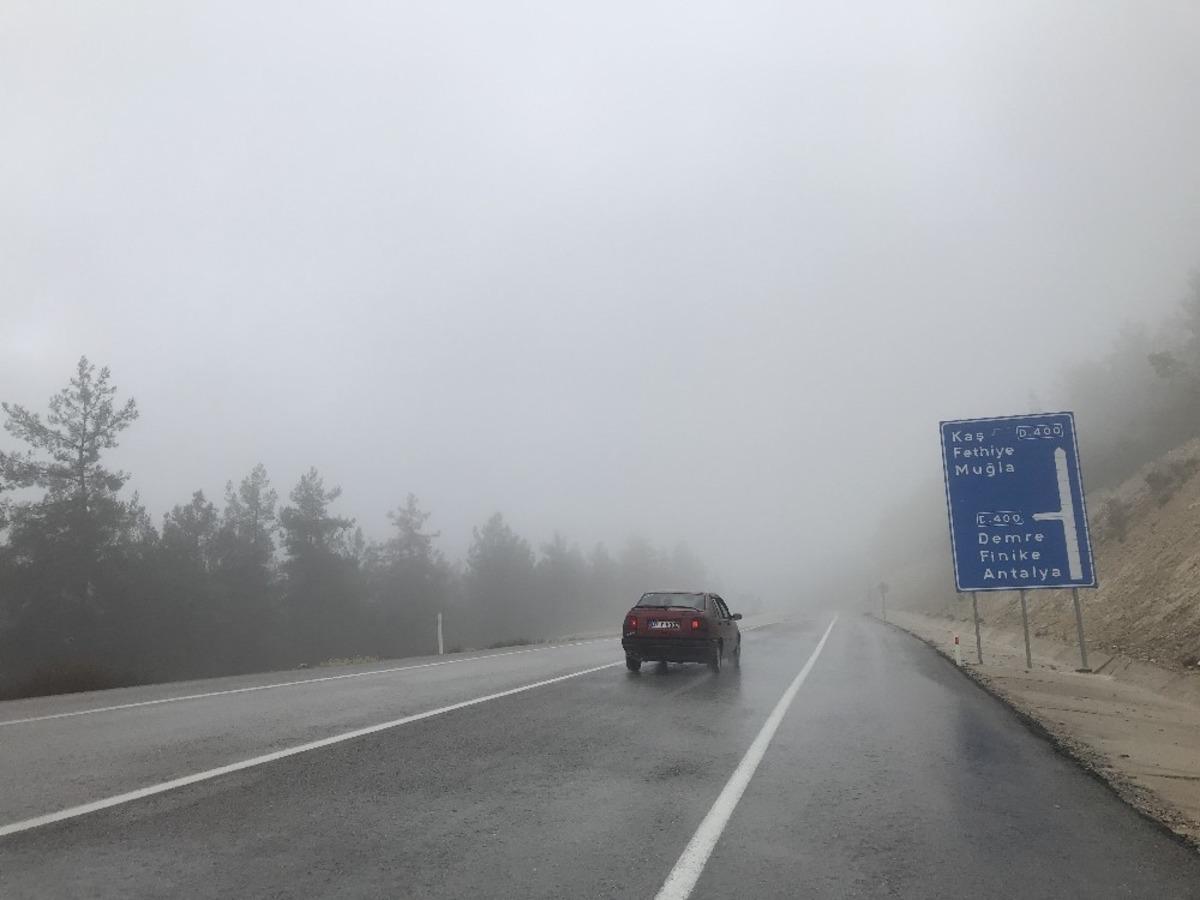 Kaş&rsquo;ta ulaşıma sis engeli