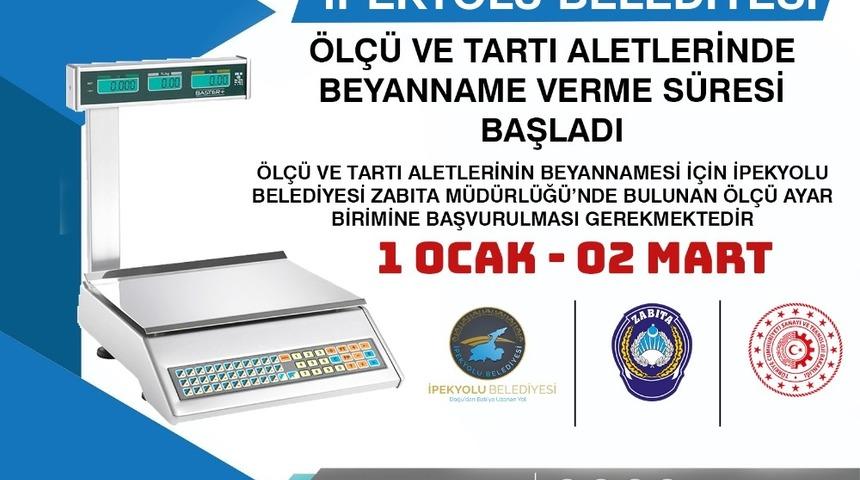İpekyolu Belediyesinden &ouml;l&ccedil;&uuml; ve ayar birimleri kontrol&uuml;
