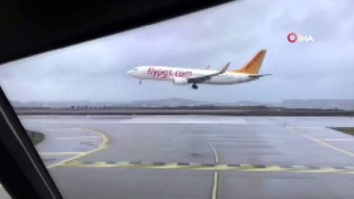 Sabiha Gökçen'de uçağın pistten çıkma anının görüntüleri ortaya çıktı G1