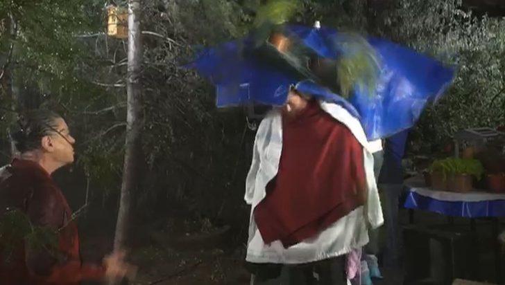 'Şahane Hayaller' setinde Ömer Başdoğan’ın kafasına saksı düştü G5