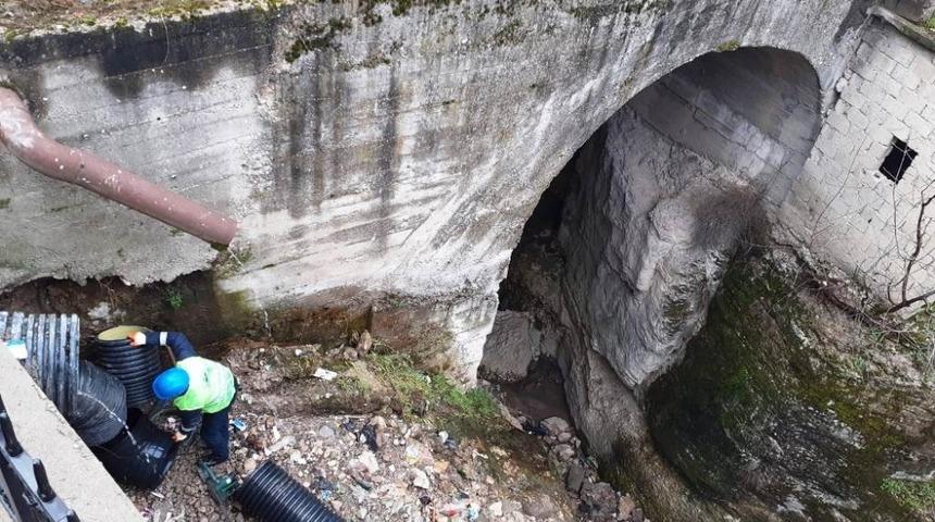 Safranbolu&rsquo;da yağmur suyu hattı &ccedil;alışmaları