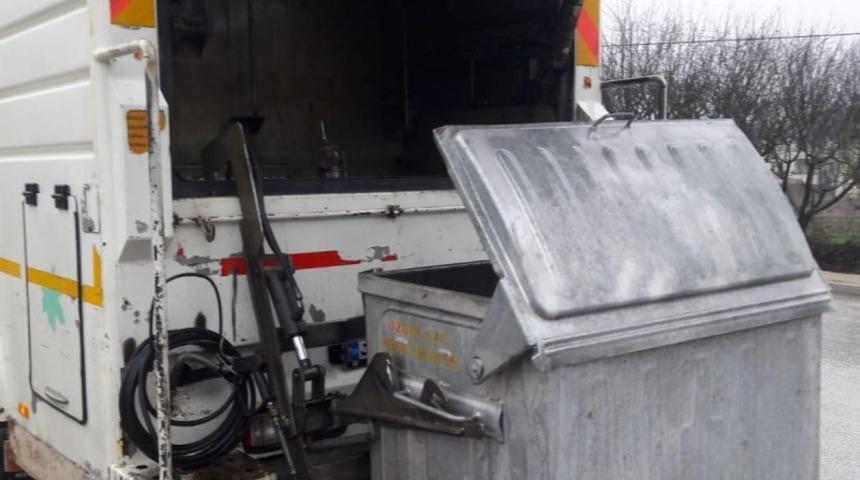 &Ccedil;&ouml;p konteynerler pırıl pırıl olacak