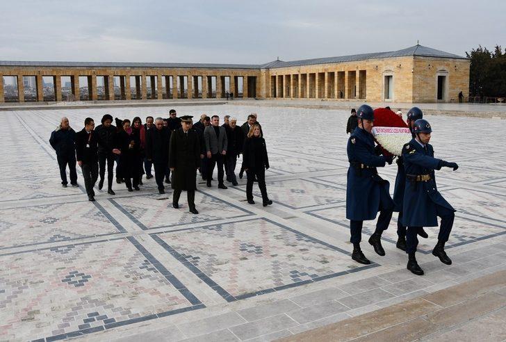 Büyükçekmeceli muhtarlardan Anıtkabir ziyareti G2