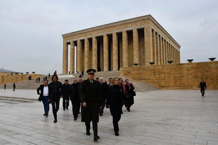 Büyükçekmeceli muhtarlardan Anıtkabir ziyareti G5