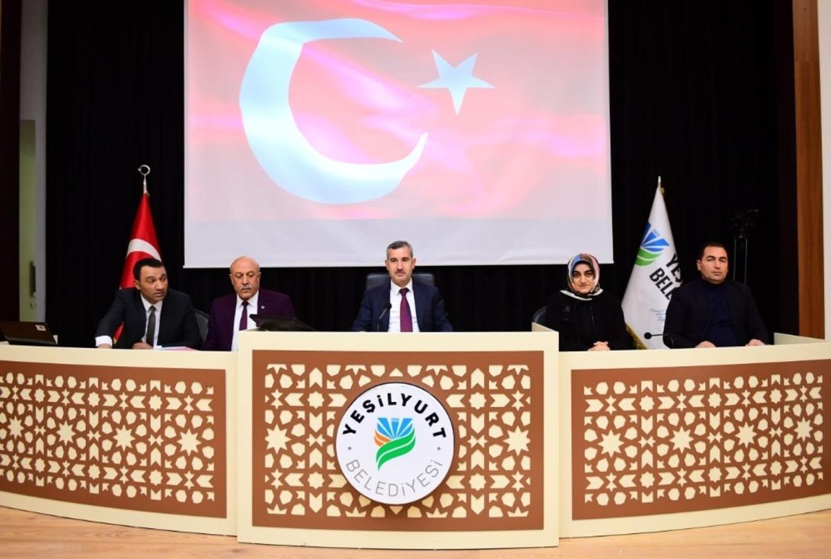 Yeşilyurt Belediye Meclisi toplandı