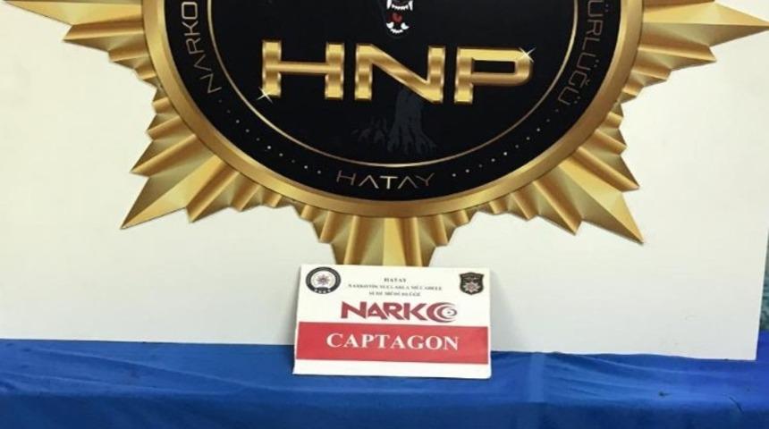 Hatay’da 4 bin 483 adet uyuşturucu hap ele geçirildi