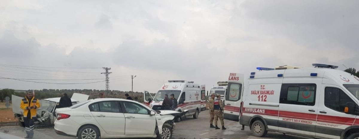 Gaziantep-Şanlıurfa kara yolunda trafik kazası: 7 yaralı