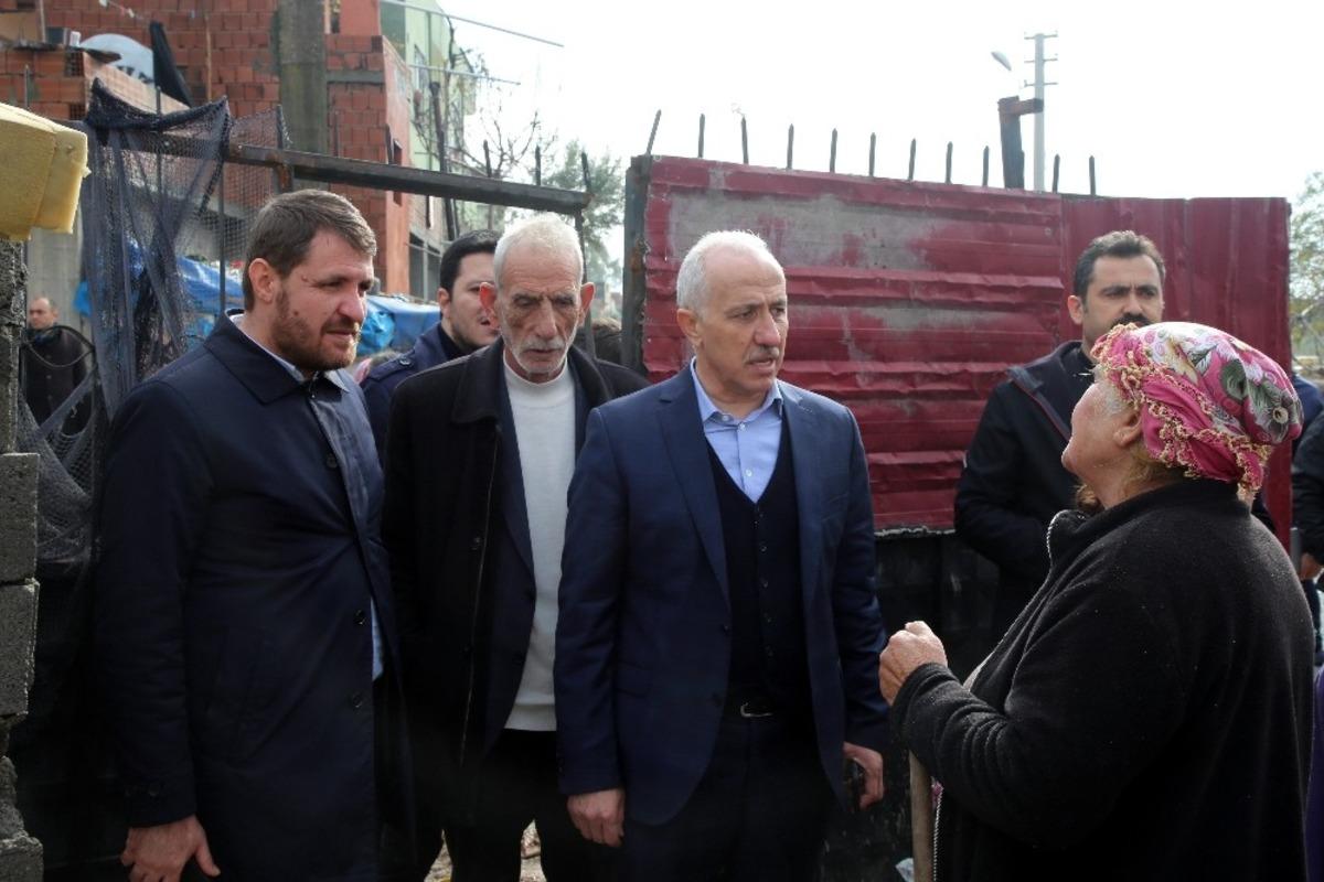 Başkan G&uuml;ltak, yağmur mağduru vatandaşları yalnız bırakmadı