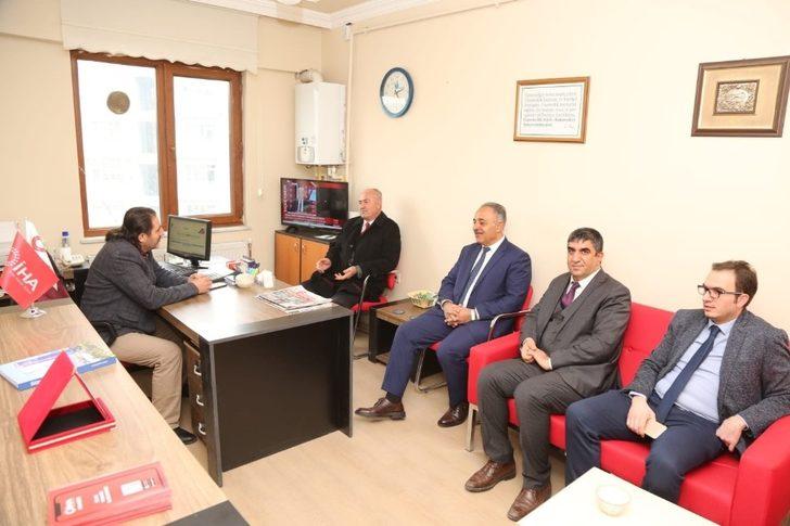 Başkan Akman’dan İHA’ya ziyaret G3