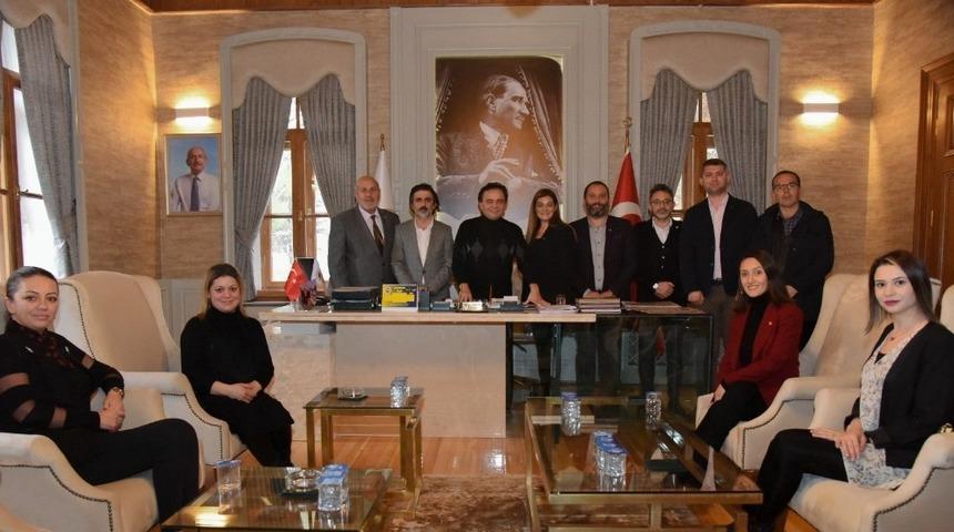 CHP Merkez İlçe Teşkilatından Başkan Şahin’e ziyaret