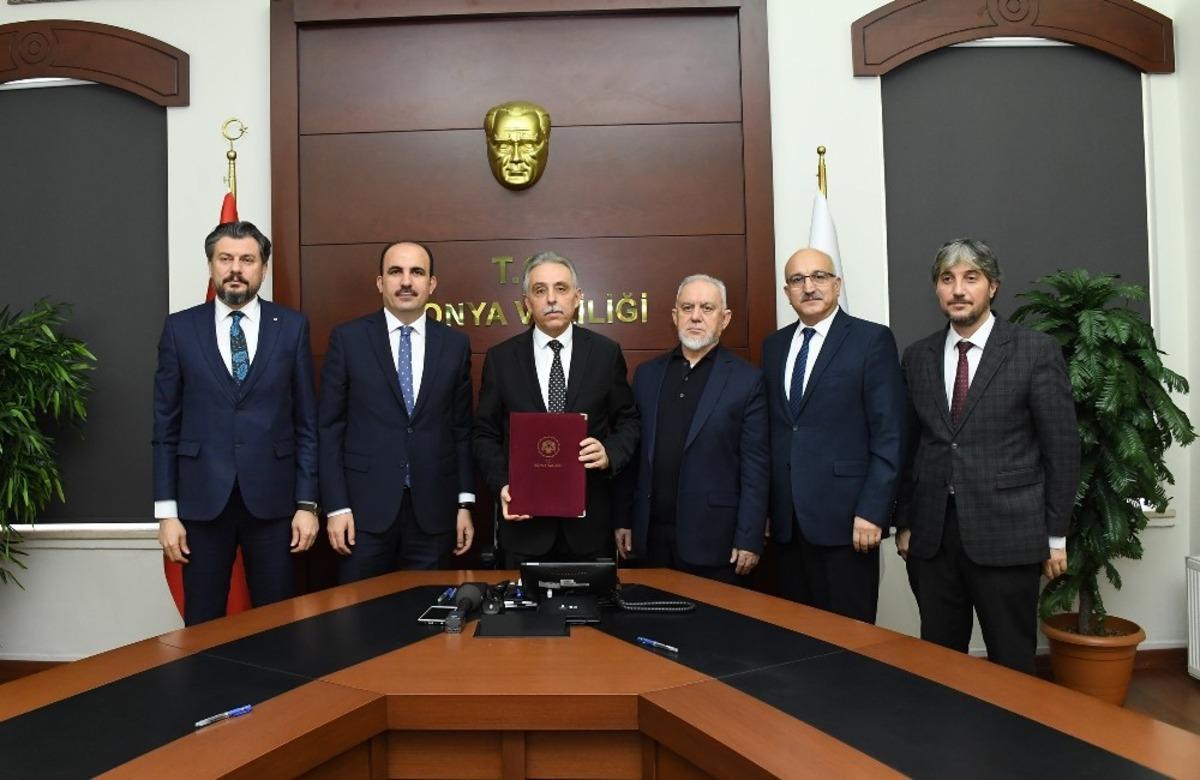 Bozkır&rsquo;a yapılacak 8 derslikli okulun protokol&uuml; imzalandı