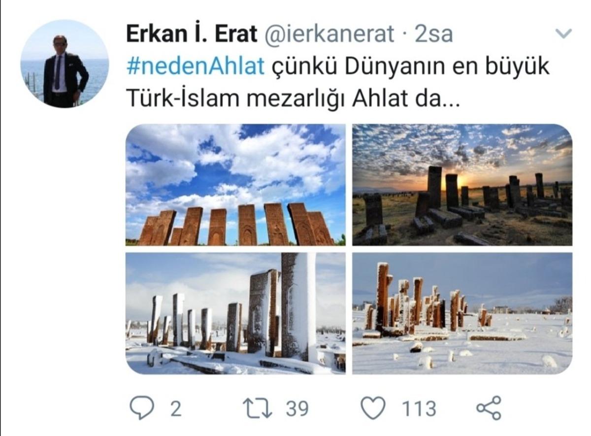Ahlat  sosyal medyayı salladı