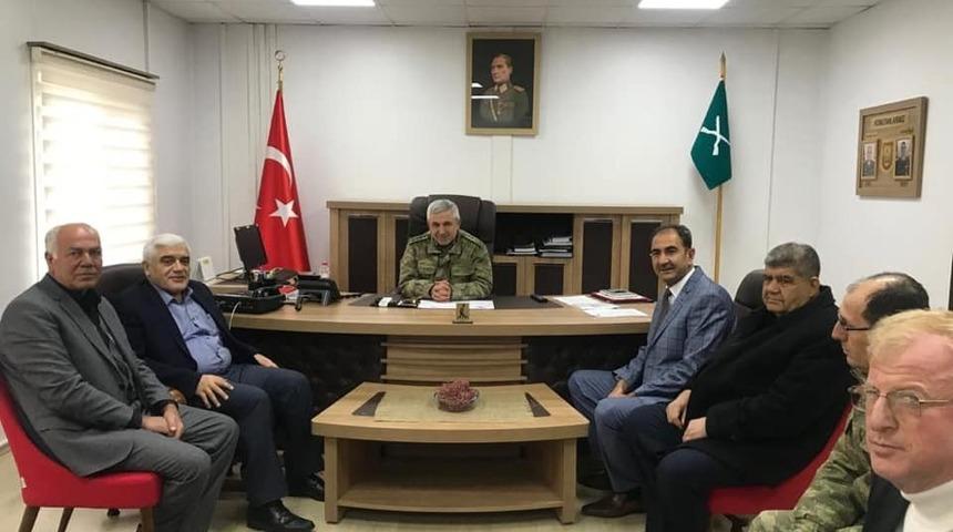Milletvekili D&uuml;lger&rsquo;den Garnizon komutanı Cihanoğlu&rsquo;na ziyaret