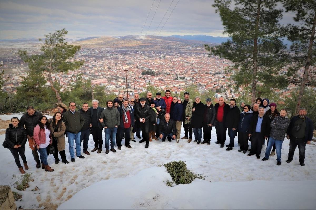 Başkan &Ouml;mer İşlek, gazetecilerle birayaya geldi