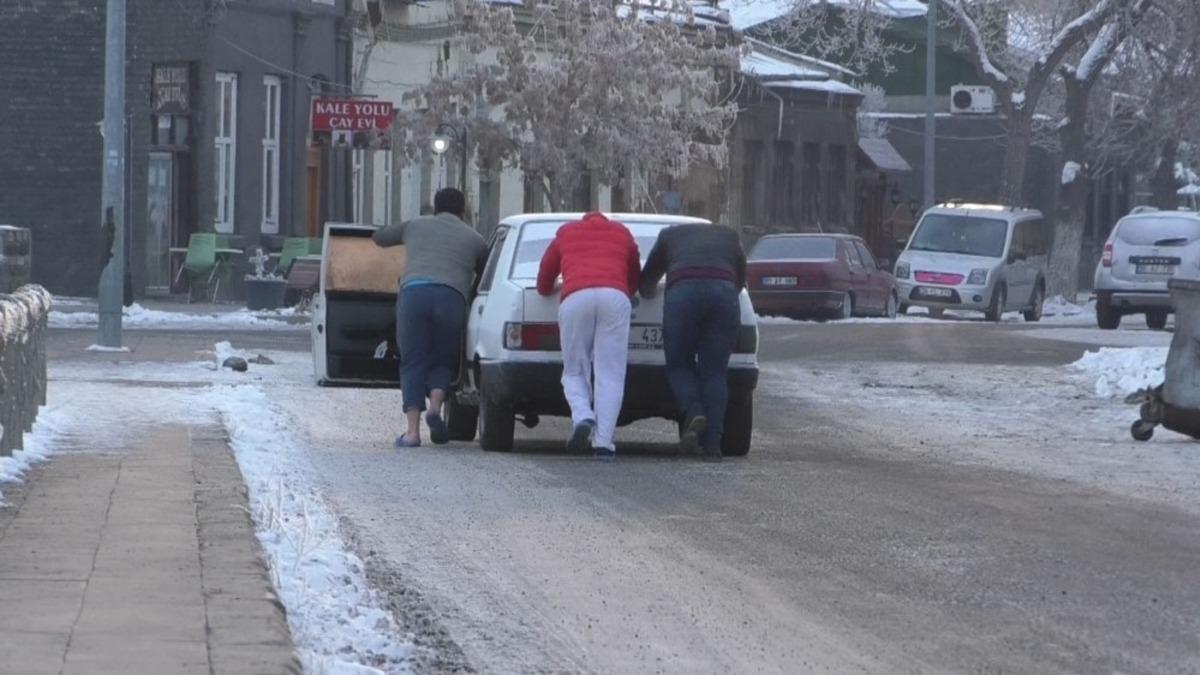 Kars hava durumu! Eksi 19 dereceyi g&ouml;rd&uuml;