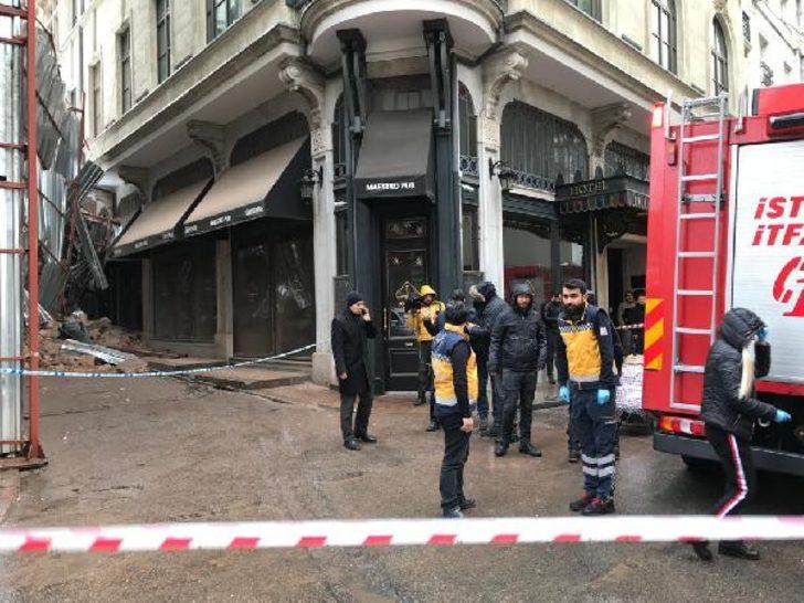 Son dakika: Beyoğlu'nda inşaat halindeki binada çökme meydana geldi! Beyoğlu Belediye Başkanı Haydar Ali Yıldız açıklama G3