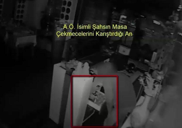 Hırsızlık şüphelisi önce kameraya sonra polise yakalandı G2